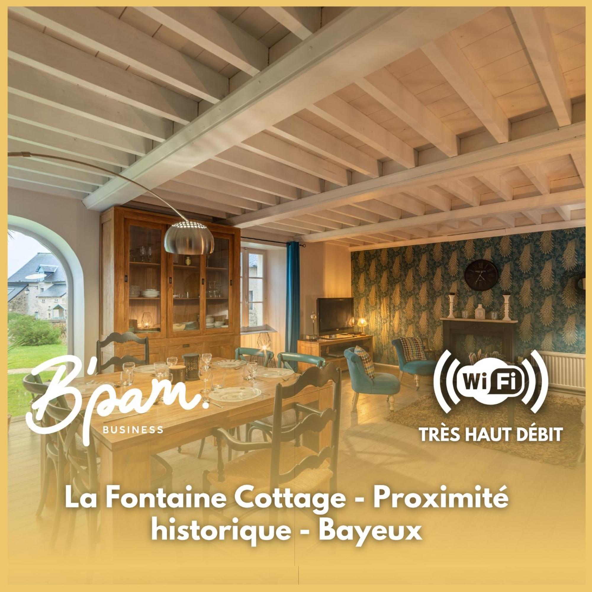 La Fontaine Cottage - Proximite Historique - Bayeux Saint-Loup-Hors Esterno foto